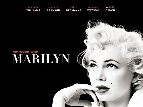 Filmplakat fra My week with Marilyn
