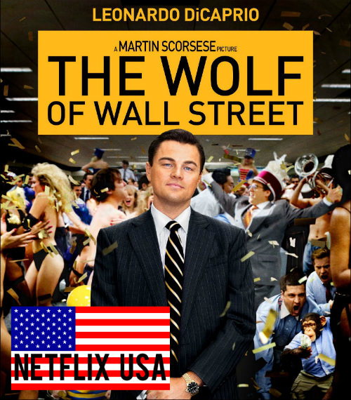 Billede fra filmen The Wold of Wall Street på Netflix