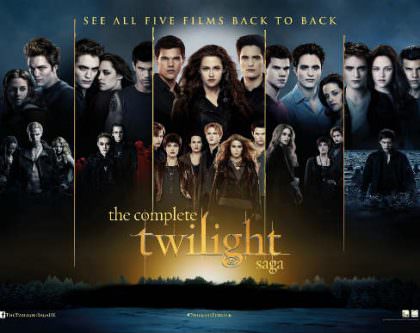 Twilight sagaen kan nu ses på Netflix